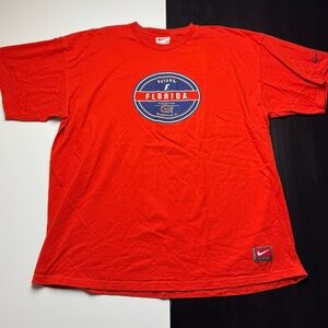 Vintage Orange Nike Florida Gators T-shirt Size Men’s 2XL Gators
